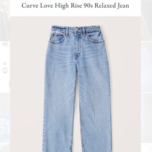 Curve Love High Rise 90s Relaxed Jean